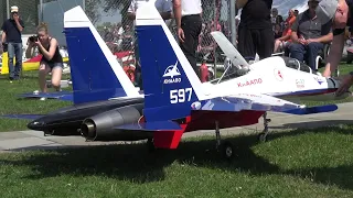 INCREDIBLE!!! RC JET TWIN TURBINE VECTOR SCALE MODEL SUKHOI SU-27