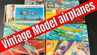 Vintage Model Airplane ( Hobby Shop 1950's ) Plus real History Thunderbird Field