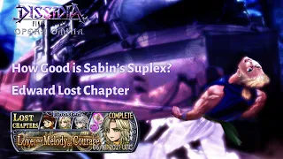 How Good is Sabin? | Off Synergy Test | Edward LC (Verdict check Description) [DFFOO GL - Vol#146]