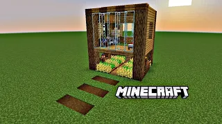 Minecraft:How to Build a small wooden house:tutorial [simple]