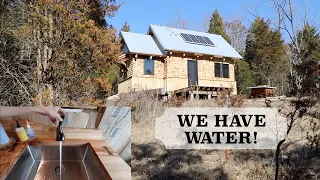 Running Water For Our Off Grid Cabin | Kitchen Sink