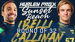 Caio Ibelli vs Ryan Callinan | Hurley Pro Sunset Beach 2023 - Round of 32