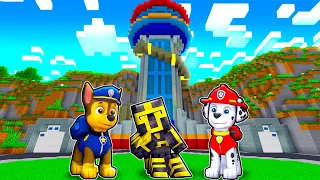 ADOPTADO POR PAW PATROL EN MINECRAFT 😱