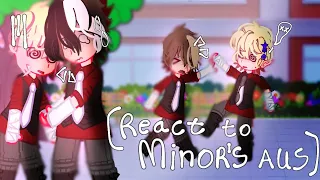 : [OFIIYH react to Minor's Aus] : [Hope you enjoy :)] : [fanfic made by: Me!! ♥️] : [•I'mNormal•]