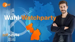 Landtagswahlen in Rheinland-Pfalz und Baden-Württemberg | Wahl-Watchparty mit ZDFheute live