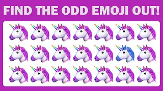 Find The Odd Emoji Out #4! HOW GOOD ARE YOUR EYES