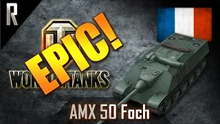 ► World of Tanks - Epic Games: AMX 50 Foch 155 [4 kills, 11524 dmg]