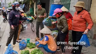 Robert hello guys. Lots of customers buy my vegetables sold out fast. Green forest life  (ep242)