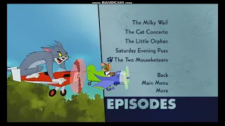Tom And Jerry Deluxe Anniversary Collection Disc 1 2010 DVD Menu Walkthrough