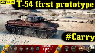 World of Tanks T-54 first prototype Replay - 9 Kills 6.7K DMG(Patch 1.6.1)