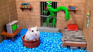 1 Hour Challenges ⚔️ Hamster Escapes From Rainbow Friends Maze 🐹 in real life