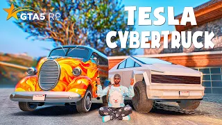 TESLA Cybertruck и Smalljoe. Обзор и тюнинг редких машин. ГТА 5 РП ( GTA 5 RP Sunrise )