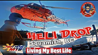 Heli Drop at Squamish ,BC Canada