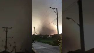 TORNADO CAUGHT ON CAMERA  IN BACOLOR PAMPANGA #shorts