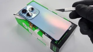 Infinix HOT 40 Pro (Palm Blue) 8/256 Unboxing - ASMR(4K) #asmr