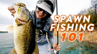 How To Catch Bed Fish You CAN'T See! | Spring Bass Fishing Tips