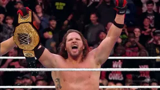 Aj Styles Wins World Heavyweight Championship Vs Seth Rollins WWE Raw 2023 Highlights