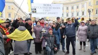 Odessa, flash mob "For United Ukraine", MVI 3323