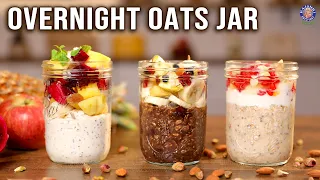 Overnight Oats Jar | Go To Breakfast Ideas | Oatmeal Breakfast For Work, College, Busy Mornings