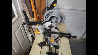 2023 MODEL 56708 CHICAGO ELECTRIC 10 INCH MITER SAW DISCUSSION DEMO TIPS & SUGGESTIONS BLADE CHOICES