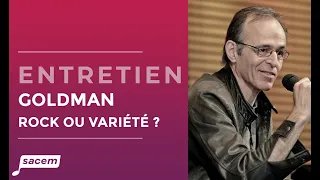 Jean-Jacques Goldman | Rock ou variété ? | Master-class Sacem