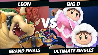 Show Me Your Moose GRAND FINALS - Big D (Ice Climbers) Vs. LeoN (Bowser) Smash Ultimate - SSBU