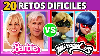 🎀🔁🐞 BARBIE VS LADYBUG | 20 RETOS DIFÍCILES | ¿Eres más Barbie o más LadyBug? #booquiz #quiz