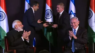 Modi, Netanyahu seek deeper ties on first visit by an Indian PM