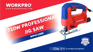 WORKPRO 710W Professional Jig Saw Review & Demo