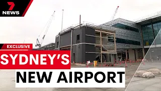 Inside the new terminal of Western Sydney’s new airport at Badgerys Creek | 7 News Australia