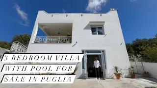 Villa will pool for sale in Puglia, 10 minutes from Ostuni