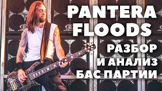 Как играть Pantera - Floods на бас гитаре | Разбор и анализ бас партии.