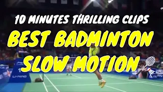 Badminton smash slow motion - super slow motion