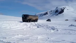 MAN-Truck Busfahrt Island Gletscher