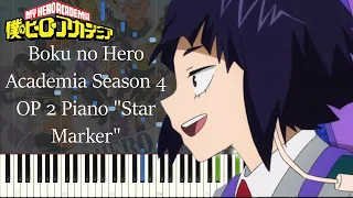 My Hero Academia Season 4 Opening 2 Piano "Star Marker" by KANA-BOON