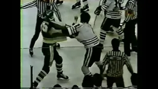 North Stars - Blackhawks rough stuff 4/10/82