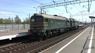 Тепловоз 3М62у-0012 в 2х секциях