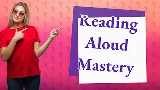 How do you read your work aloud?