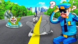 Oggy Became Invisible To Help Jack From Dangerous Police | Rock Indian Gamer |