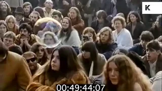 1969 Abbie Hoffman Makes Speech, San Francisco, Hippie | Kinolibrary