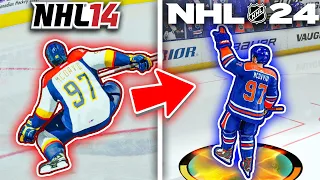 Scoring A Goal With Connor McDavid In EVERY NHL Game!