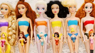 ASMR 5 MYSTERY SURPRISES Disney Princess Mattel Miniature Dolls Satisfying Unboxing NO Talking Video