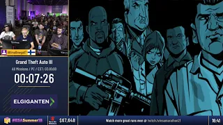 #ESASummer18 Speedruns - Grand Theft Auto III [All Missions] by UltimaOmega07