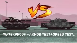 GTA online TM-02 Khanjali vs Rhino Tank