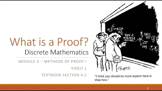 M3 V1 What is a proof