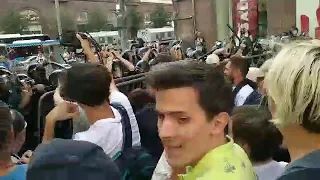 Полиция остановила толпу на подходе к Тверской. Акция 27 июля за допуск независимых кандидатов