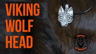 Viking Wolf Head, Silver Pendant by Wulflund // The Path of Mortals