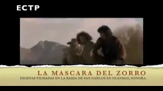 LA MASCARA DEL ZORRO ESCENAS FILMADAS EN LA BAHIA DE SAN CARLOS EN GUAYMAS, SONORA