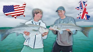 Taking Englanders Saltwater Fishing In New England -- (@fishwithcarl & @just_alex )
