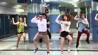 PSY   'Gangnam Style' M V BTS With Hyuna   YouTube